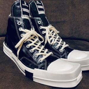 NEW IN BOX CONVERSE + RICK OWENS DRKSHDW TURBODRK HI SNEAKERS MEN's 8 US A01291C